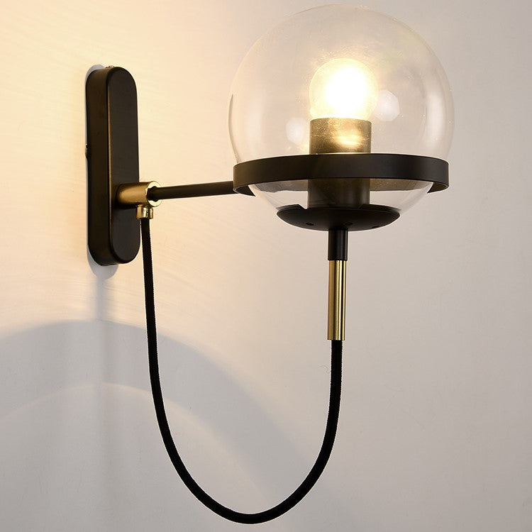 Timeless Fusion™ Wall Lamp Black Warm White Champagne