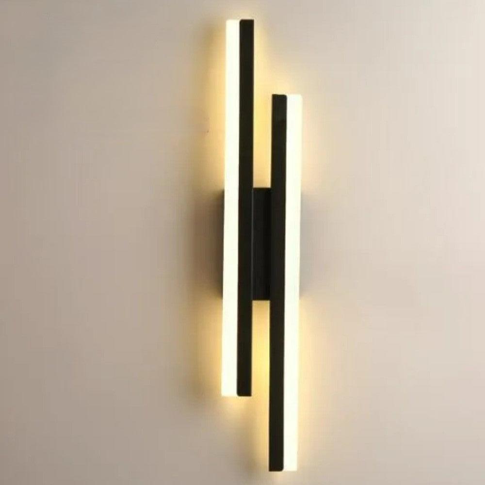 Spectra Fusion Wall Light Black Right Tri-White Tunable