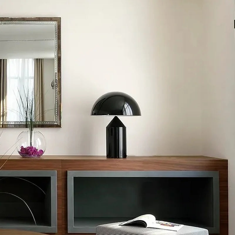 Louvre Luminary™ Table Lamp Small D9.8" x H13.8" D35 cm x H50 cm Black