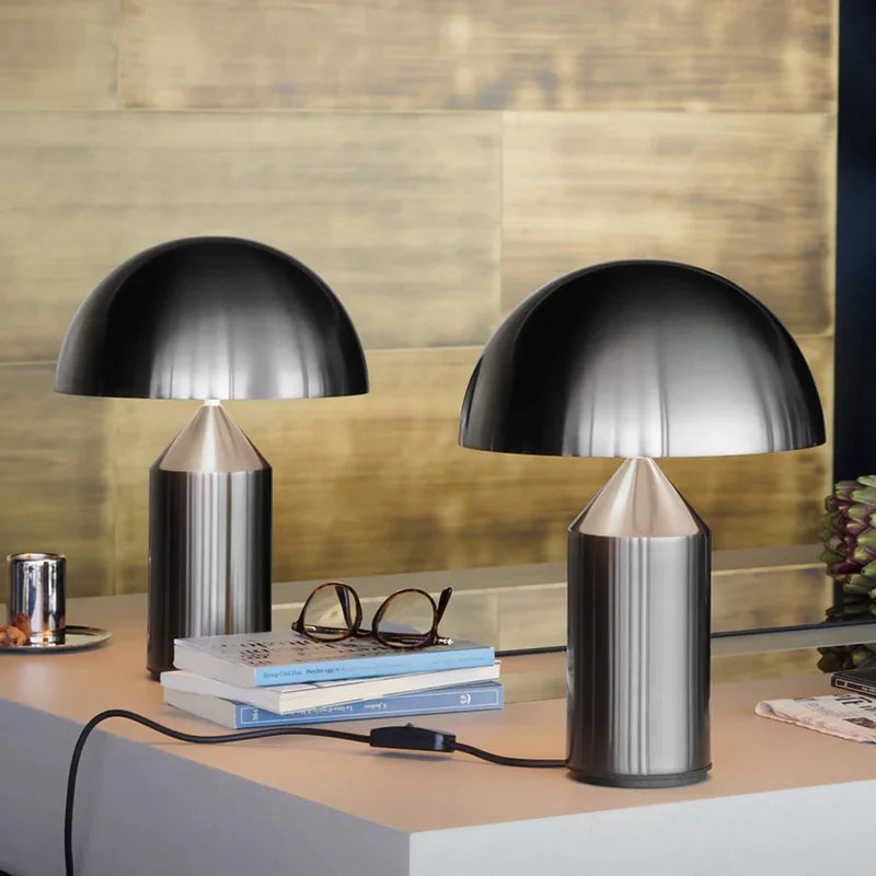 Louvre Luminary™ Table Lamp Small D9.8" x H13.8" D35 cm x H50 cm Satin Bronze