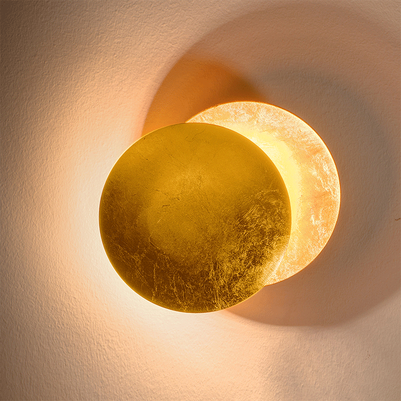 Lunar Atlas™ Wall Light Brass Warm white