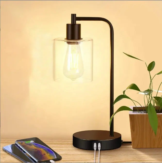 Orion's Glow™ Table Lamp with USB Charging