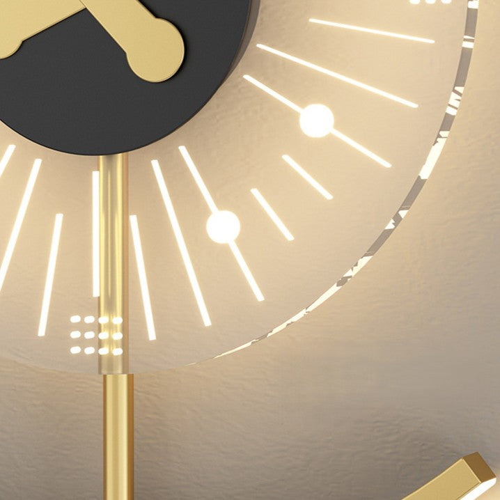 Quantum Arc™ LED Clock Wall Light