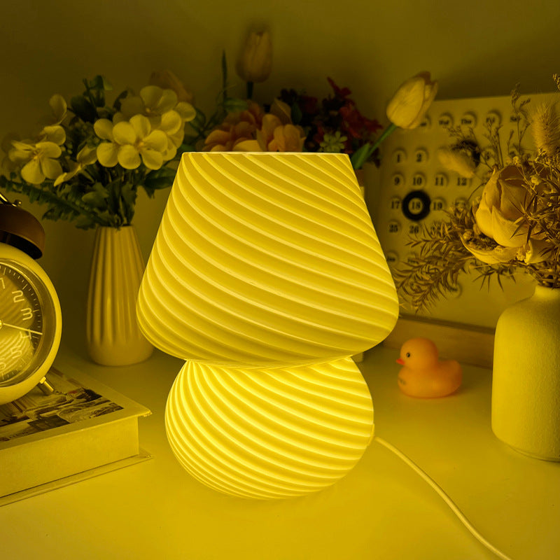 SwirlZenith™ Table Lamp Yellow