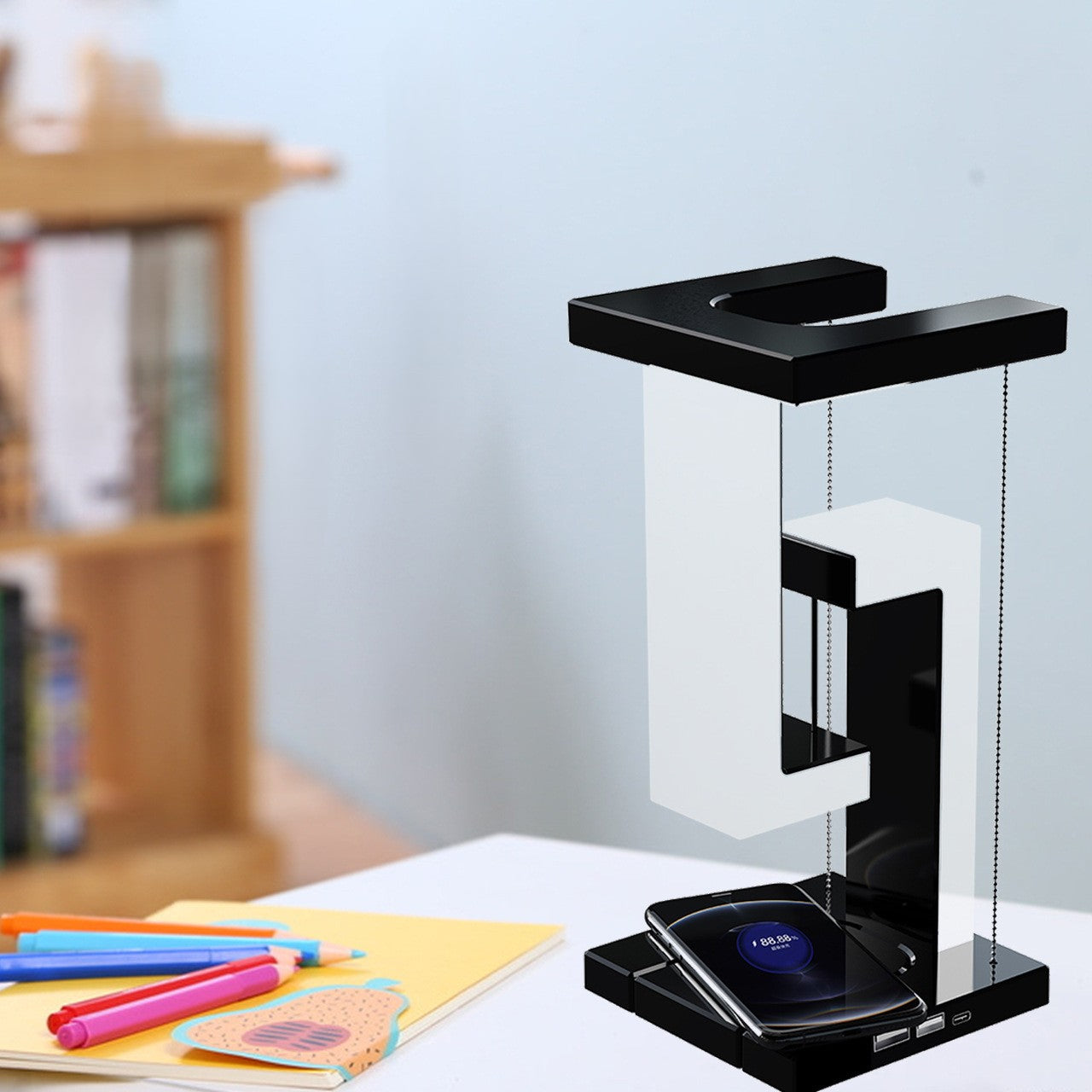 NovaCharge™ Multifuntional Table Light Black