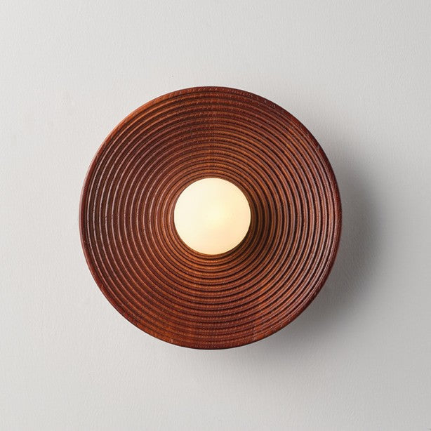 Ethereal Disc™ Sconce Walnut Brown Warm White