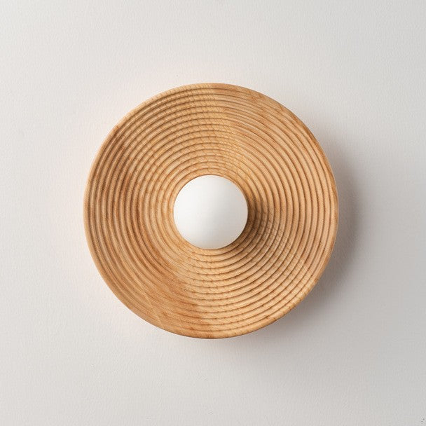 Ethereal Disc™ Sconce Light Brown Warm White