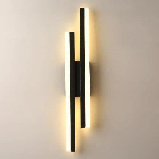Spectra Fusion Wall Light Black Left Tri-White Tunable