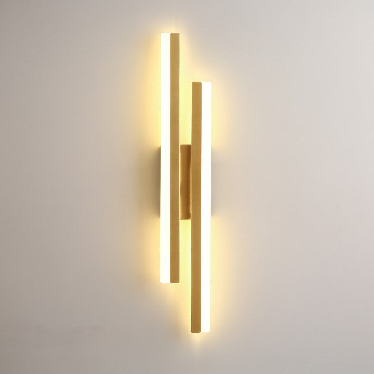 Spectra Fusion Wall Light Gold Left Tri-White Tunable