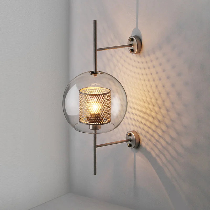 TimelessTorch™ Wall Lantern Sphere Chrome
