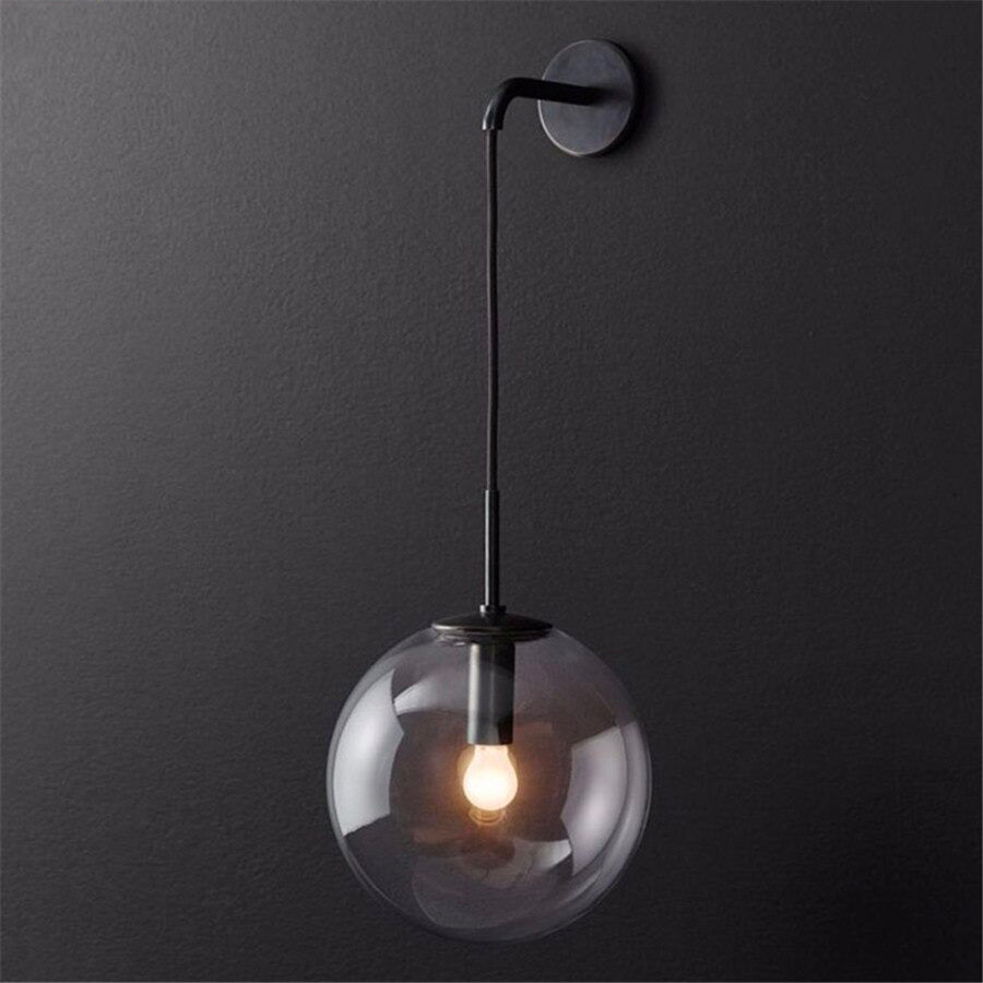 VivaGlass™ Wall Sconce Black