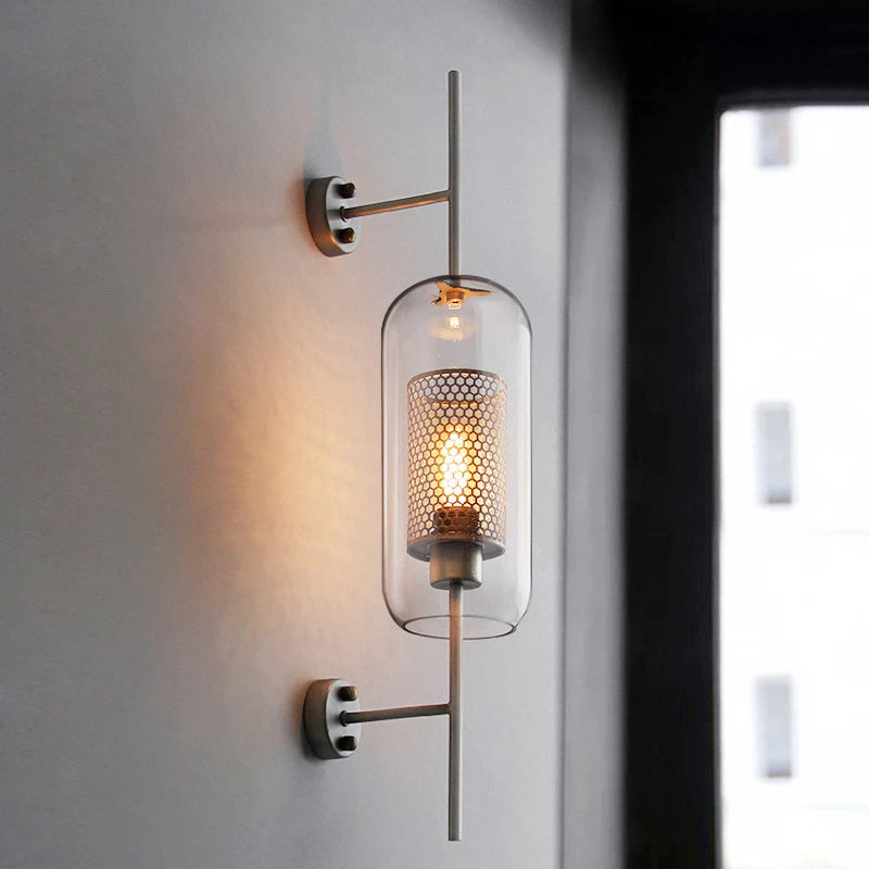 TimelessTorch™ Wall Lantern Cylinder Chrome