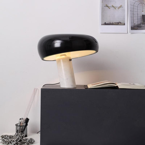 StoneGlow Elegant Marble Table Lamp