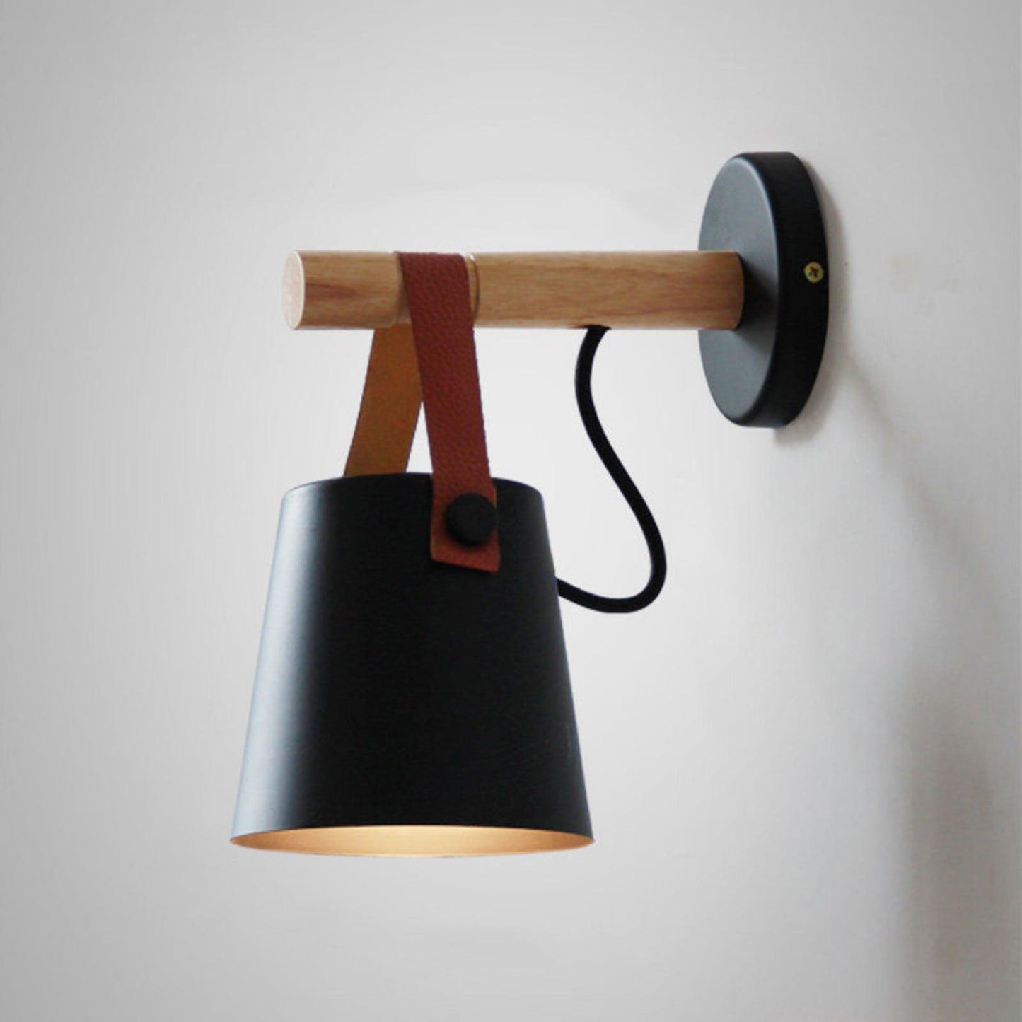 Danish Hanging Pot™ Wall Lamp Black