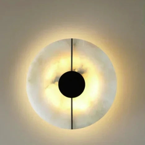 LucentVeil™ Wall Light Circle Black