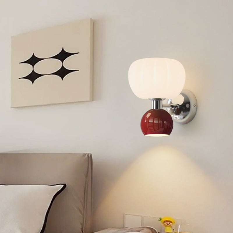 Pumpkin Charm™ LED Wall Light Red