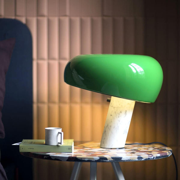 StoneGlow Elegant Marble Table Lamp