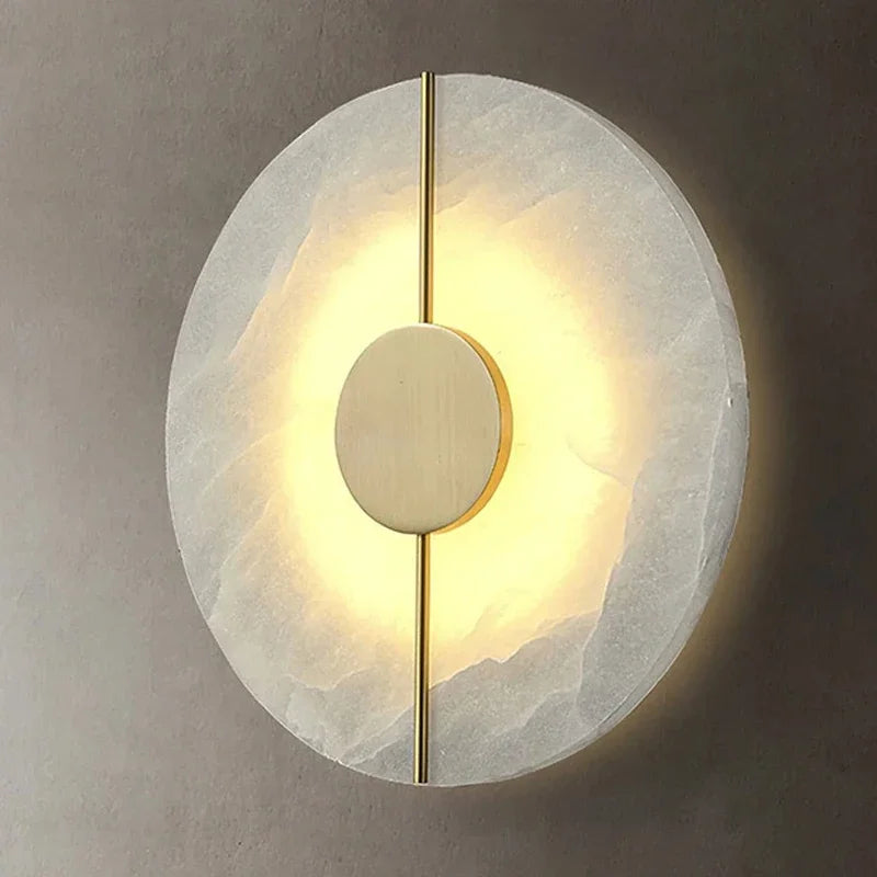 LucentVeil™ Wall Light Circle Gold
