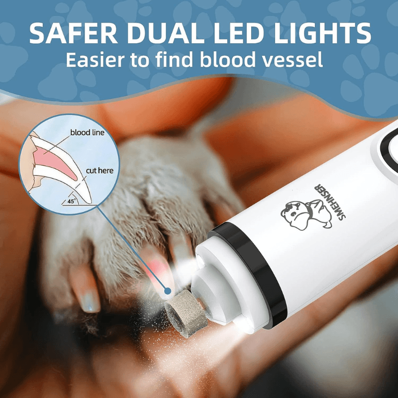 PawPerfect GlowPro™: IllumiNail Pet Nail Grinder