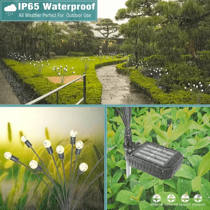 Solar Firefly Garden LED Lamp Decoration