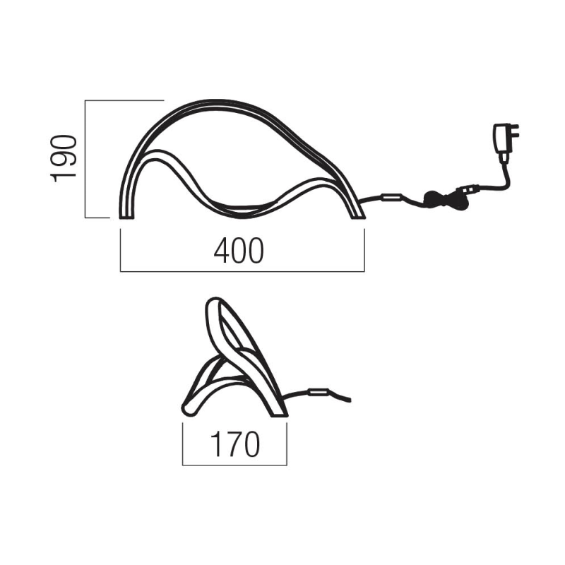 Fluidic Radiance™ table Lamp