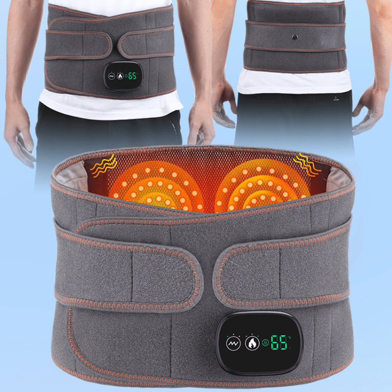 ThermoVibe™: The Ultimate Heated Vibration Massage Wrap Grey
