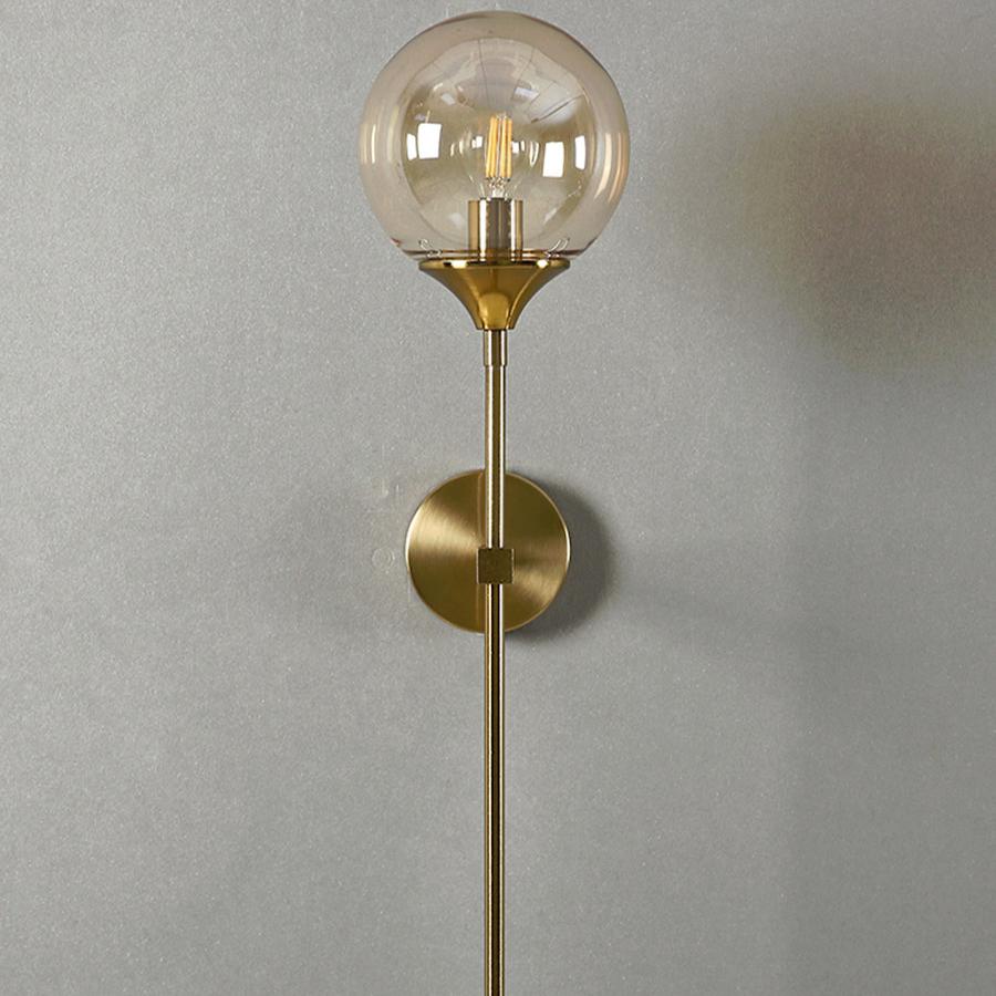 GleamOrb™ Wall Sconce Gold Champagne