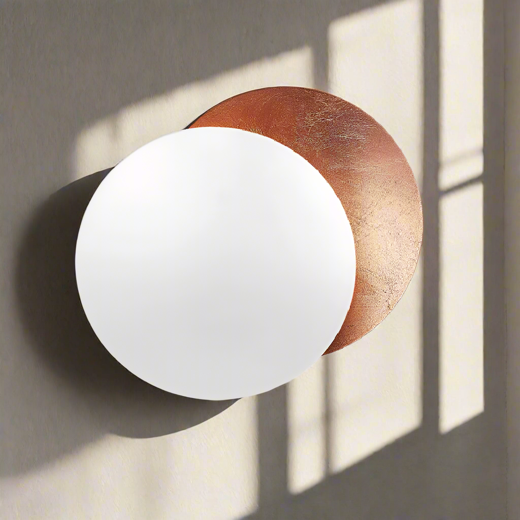 Lunar Atlas™ Wall Light White-Bronze Warm white