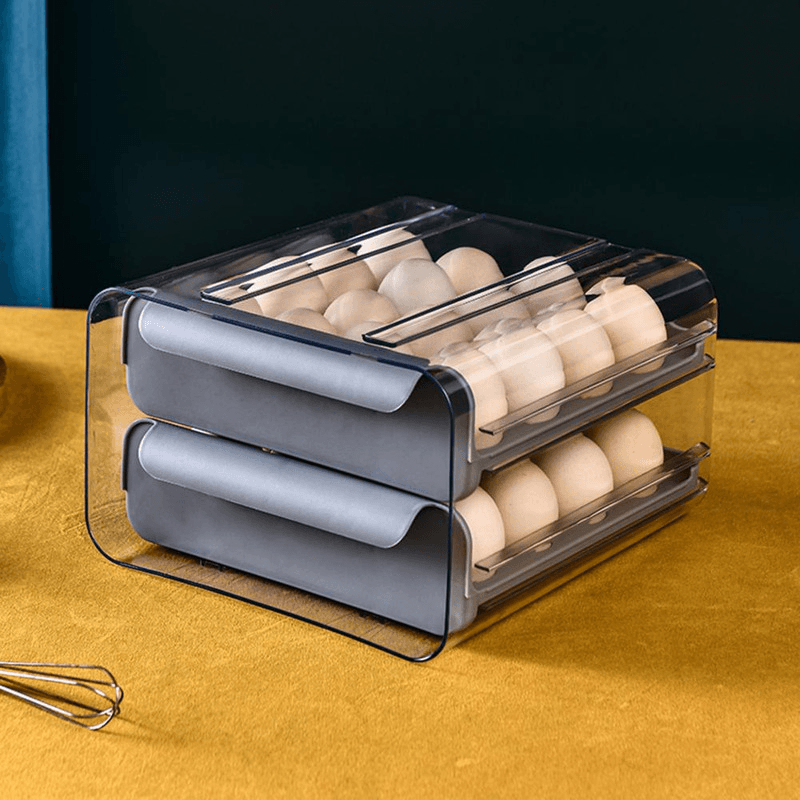32 Grid Drawer Type Egg Storage Box