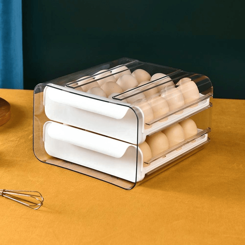32 Grid Drawer Type Egg Storage Box