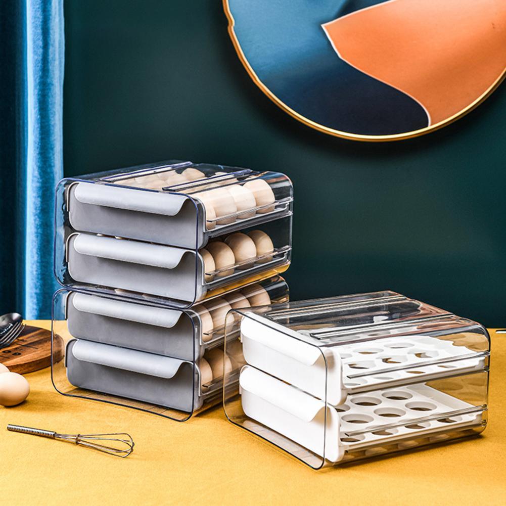 32 Grid Drawer Type Egg Storage Box
