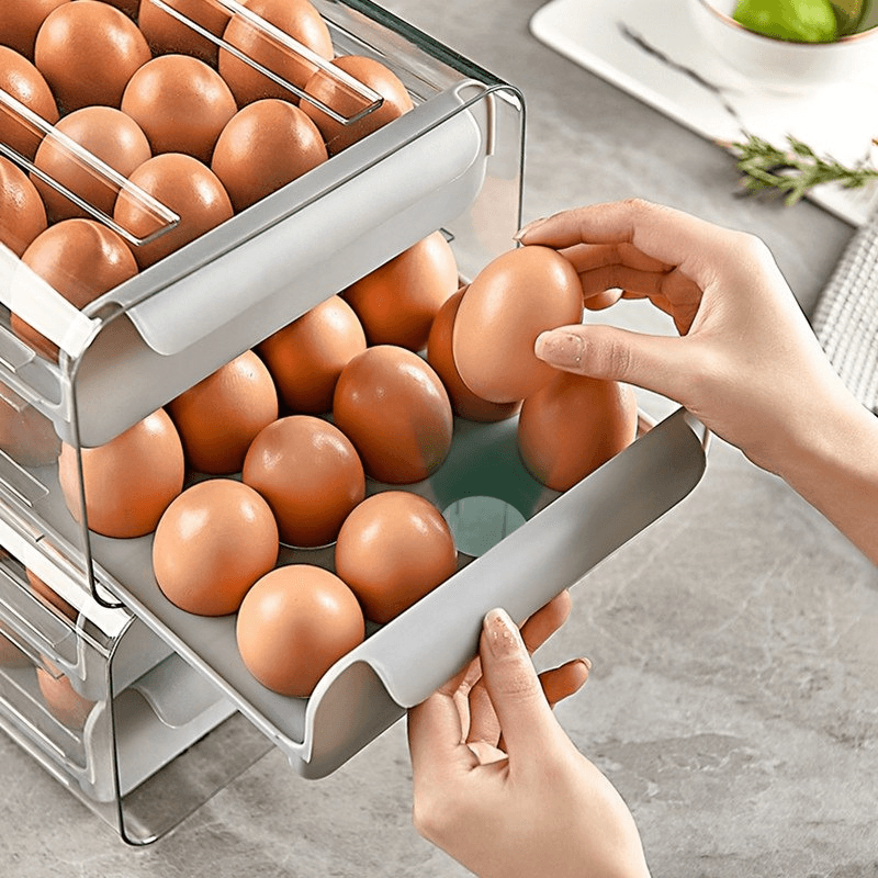 32 Grid Drawer Type Egg Storage Box