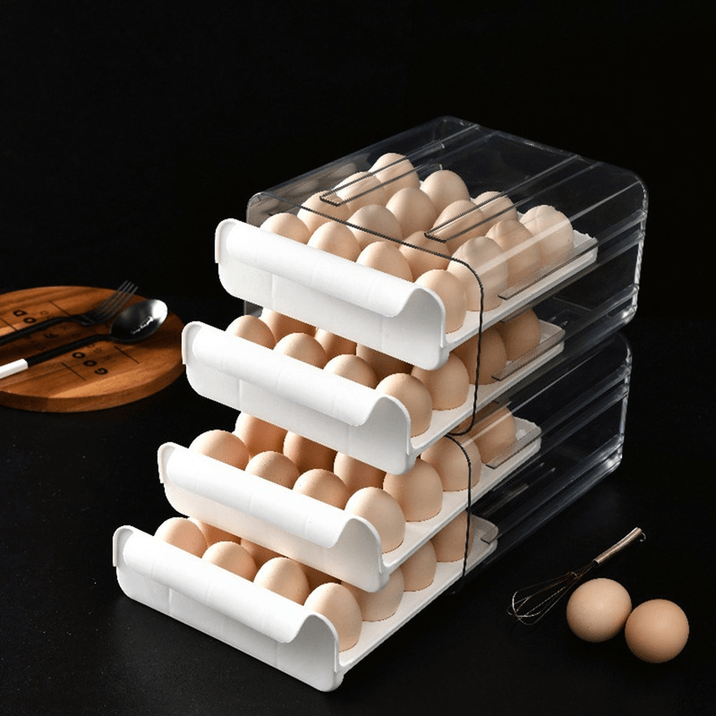 32 Grid Drawer Type Egg Storage Box