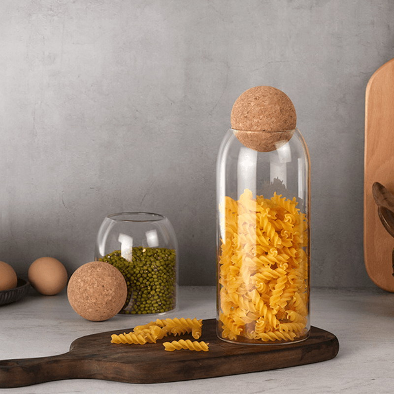 Corkly Glass Storing Jars