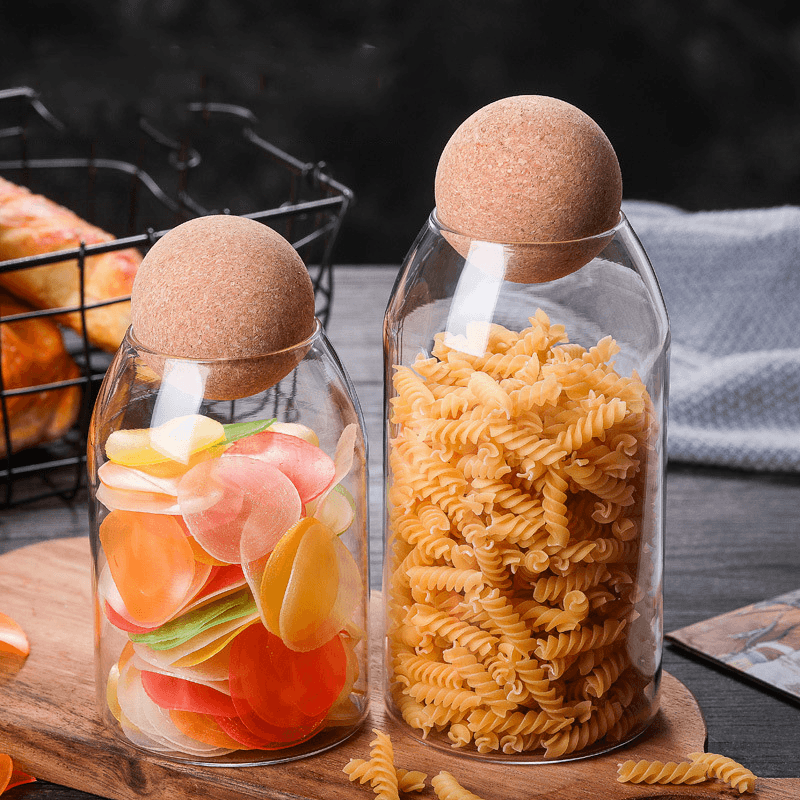 Corkly Glass Storing Jars