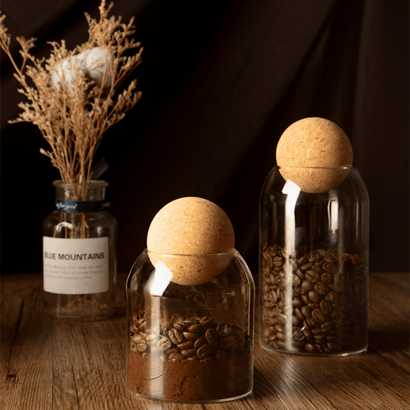 Corkly Glass Storing Jars
