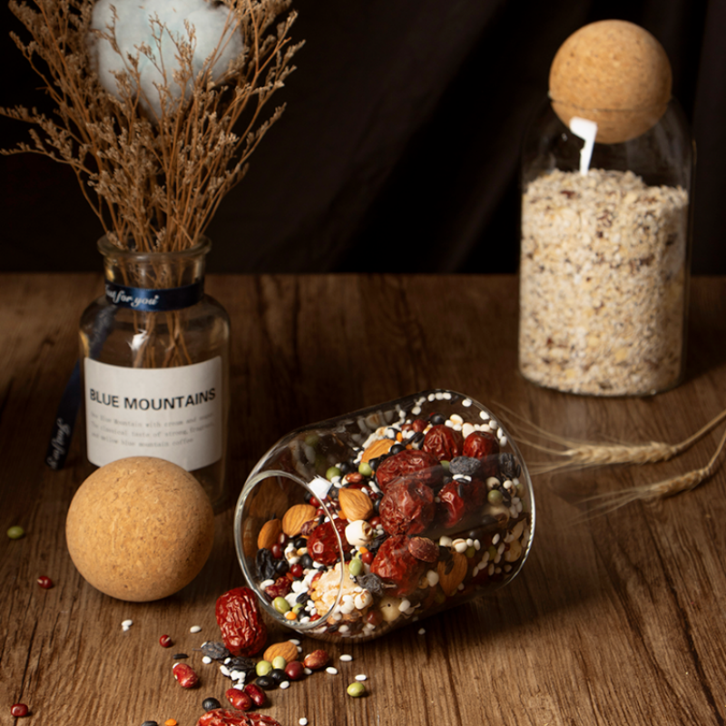 Corkly Glass Storing Jars