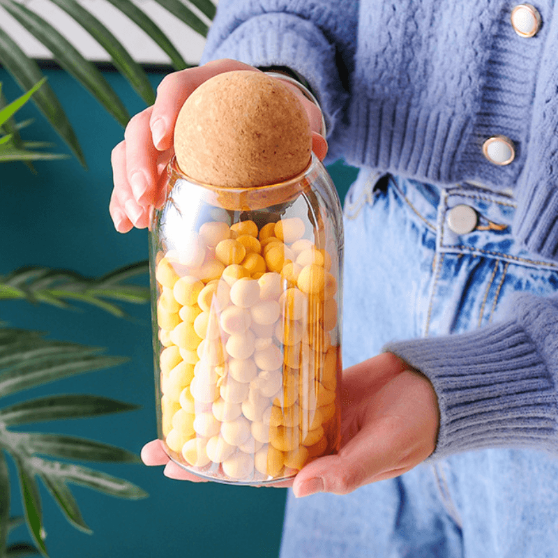 Corkly Glass Storing Jars