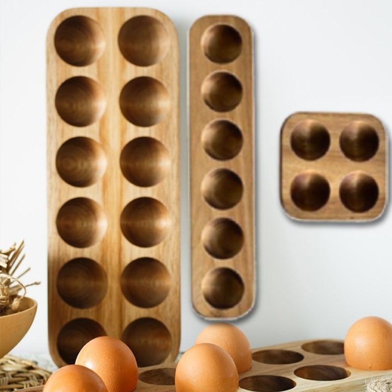 EggStax Wooden Egg Tray 3pcs Set