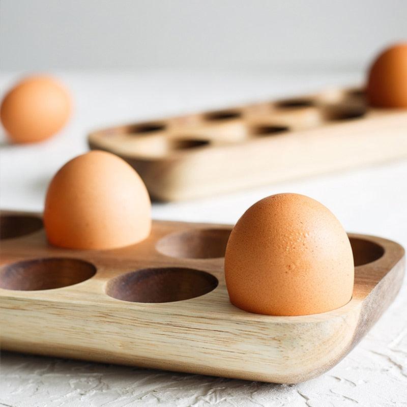 EggStax Wooden Egg Tray