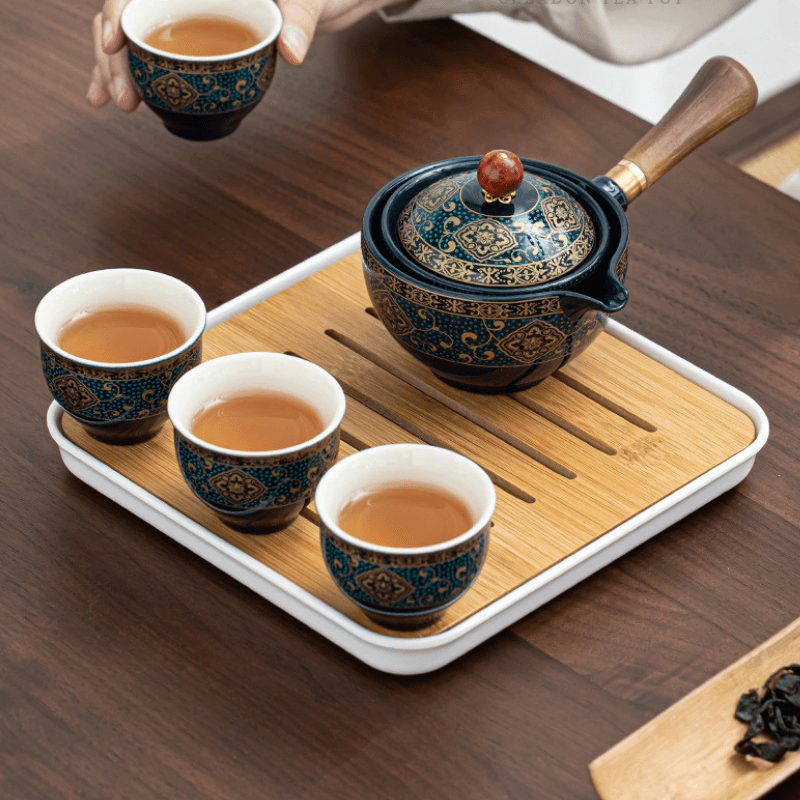 Japanese Tea Set (Free Travel Case) Jade Nectar