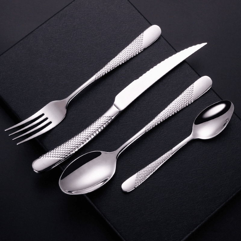 Royal Gold/Silver Plated Flatware Set