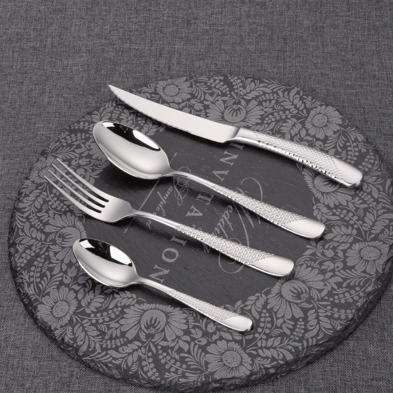 Royal Gold/Silver Plated Flatware Set