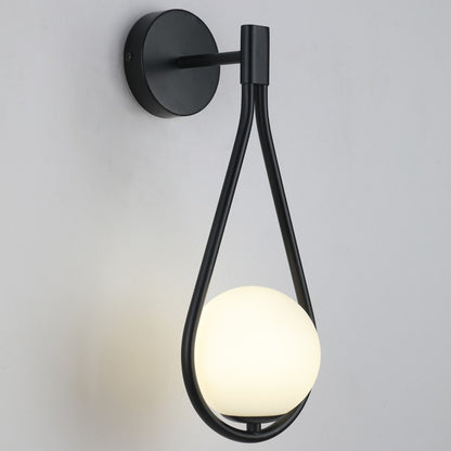 LumiSphere™ Nordic Wall Sconce Light Black Warm white