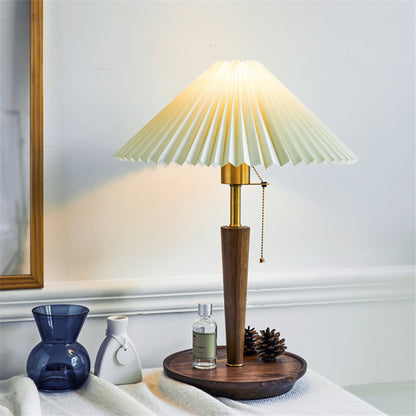 RetroLustre™ Wooden Table Lamp