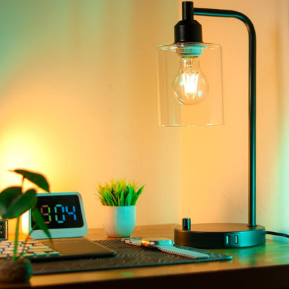 Orion's Glow™ Table Lamp with USB Charging
