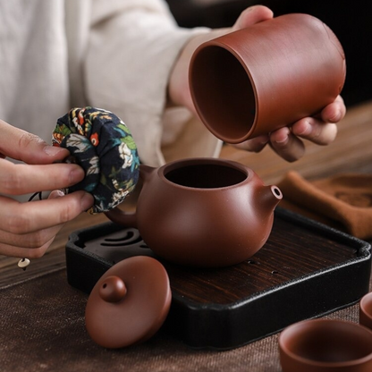 Zisha Gonfu Fu Tea Set (Free Travel Case)