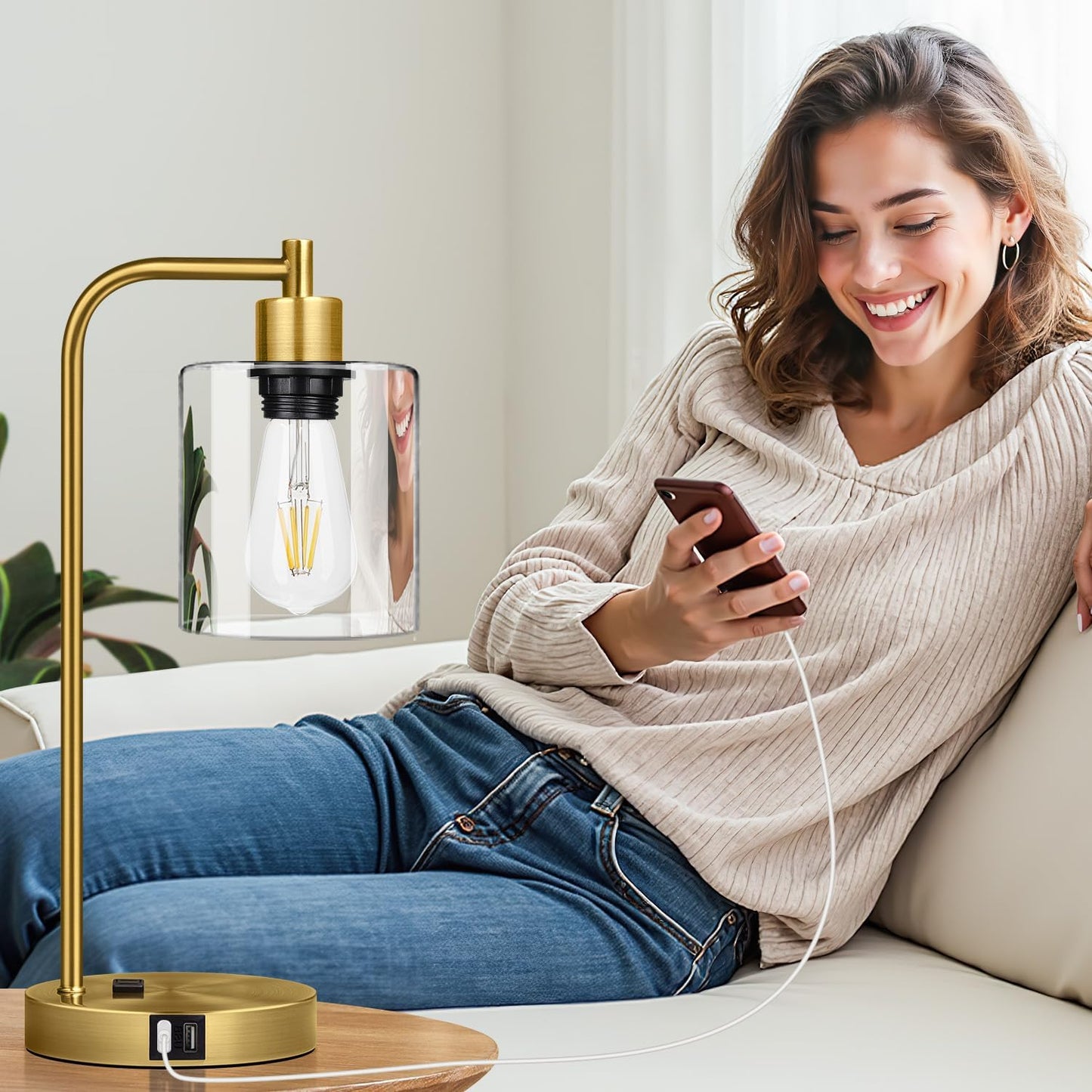 ChargeBright Pro™ Table Lamp