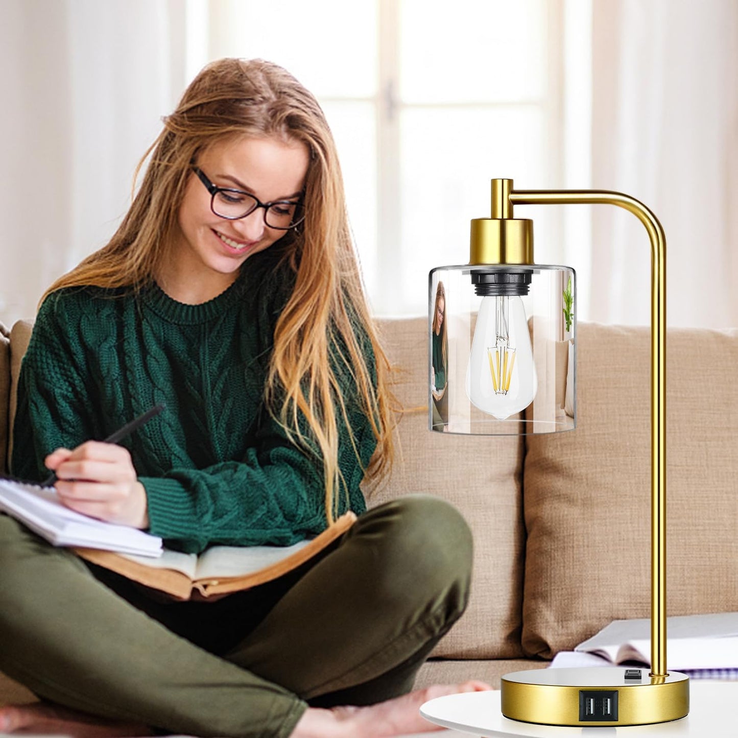 ChargeBright Pro™ Table Lamp