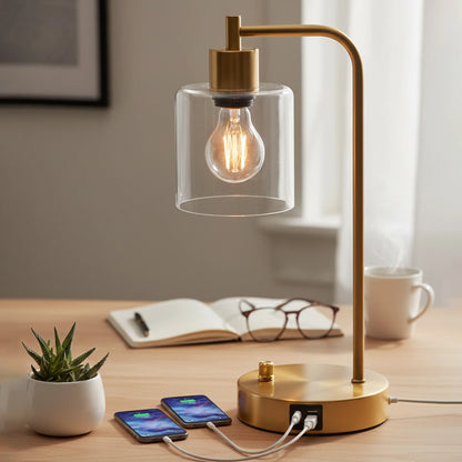 Orion's Glow™ Table Lamp with USB Charging